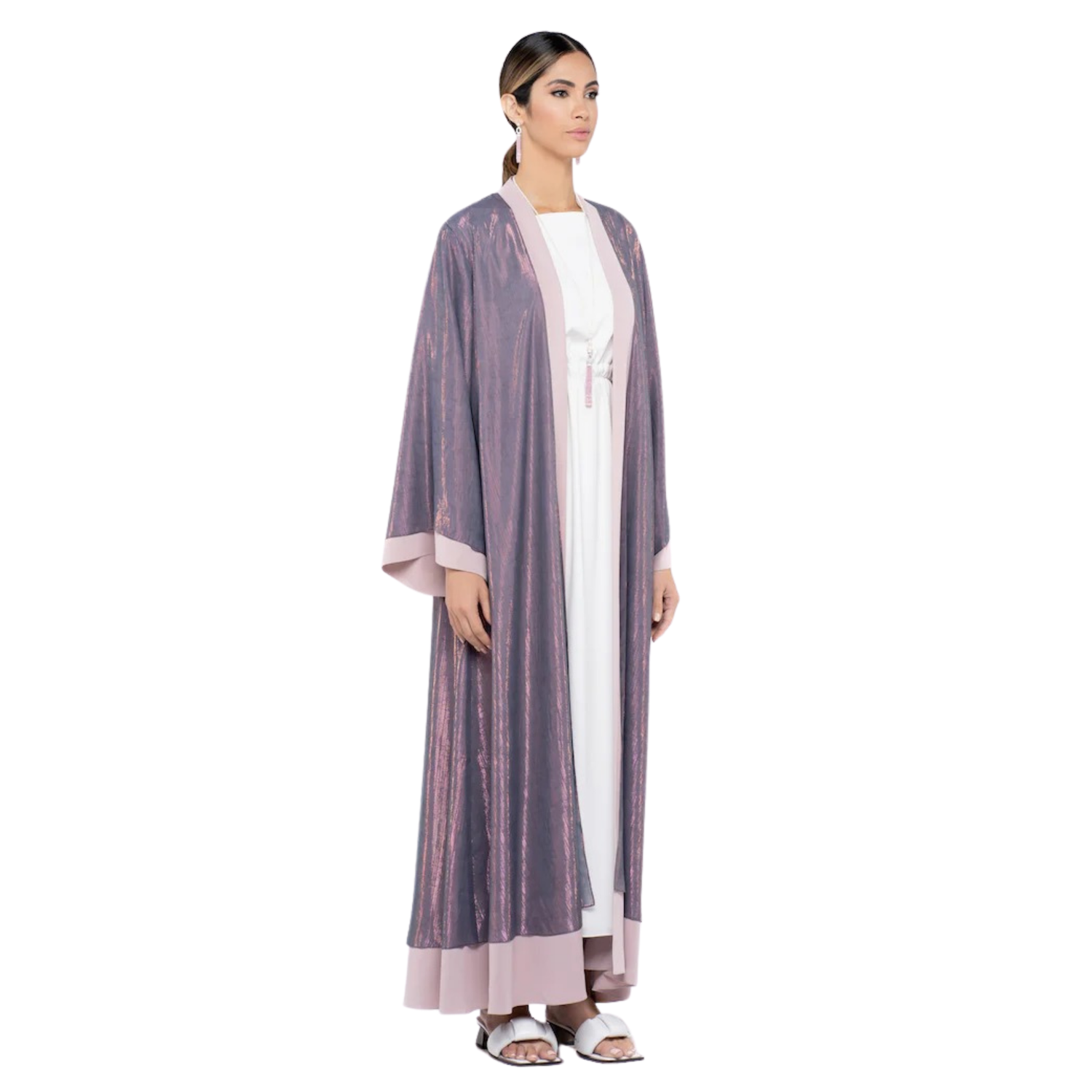 OPEN FRONT EVENING ABAYA (عباية) “GRETTA”