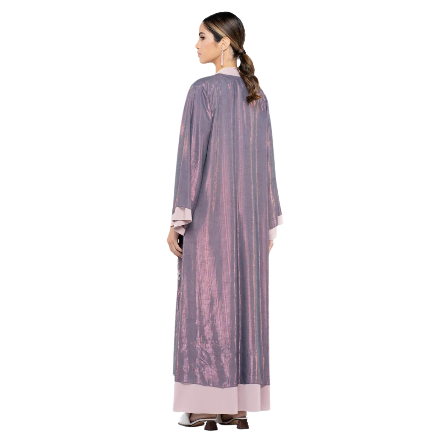 OPEN FRONT EVENING ABAYA (عباية) “GRETTA”