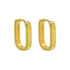 OVAL BUCKLE EARRINGS (الأقراط)