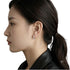 OVAL BUCKLE EARRINGS (الأقراط)