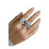 OVAL CUT BAND (الخاتم)