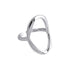 OVAL IRREGULAR HOLLOW OPEN RING (الخاتم)