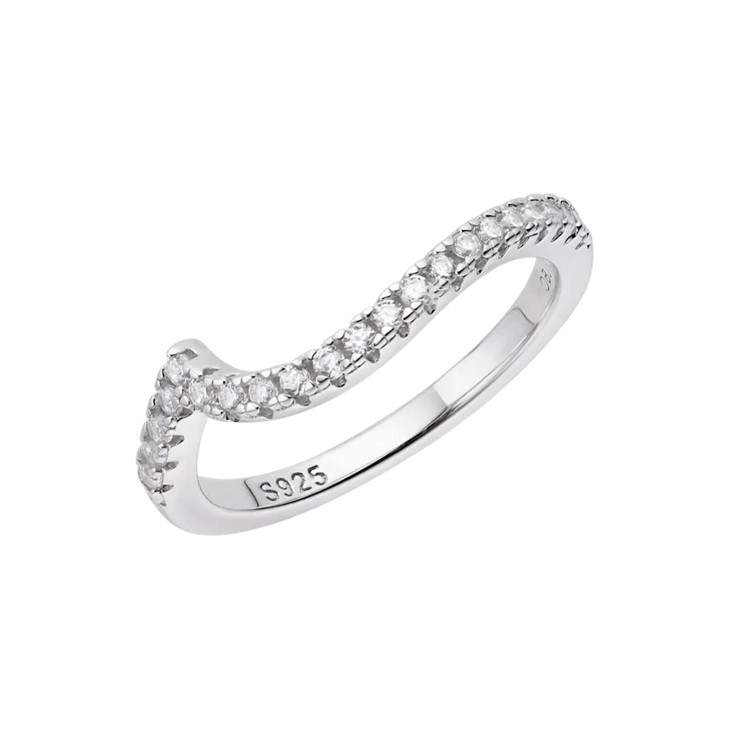 PAVE FLUX RING / BOTTOM STACKER (الخاتم)