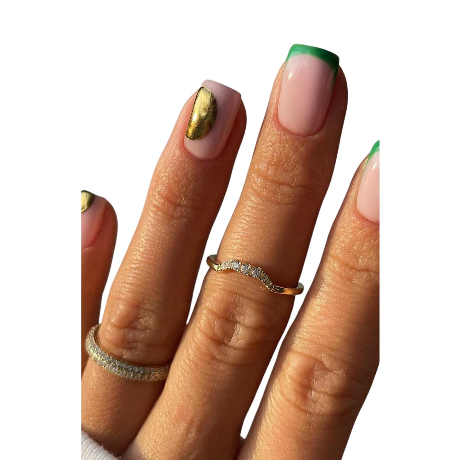 PAVE HEX / STACKING RING (الخاتم)