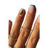 PAVE HEX / STACKING RING (الخاتم)