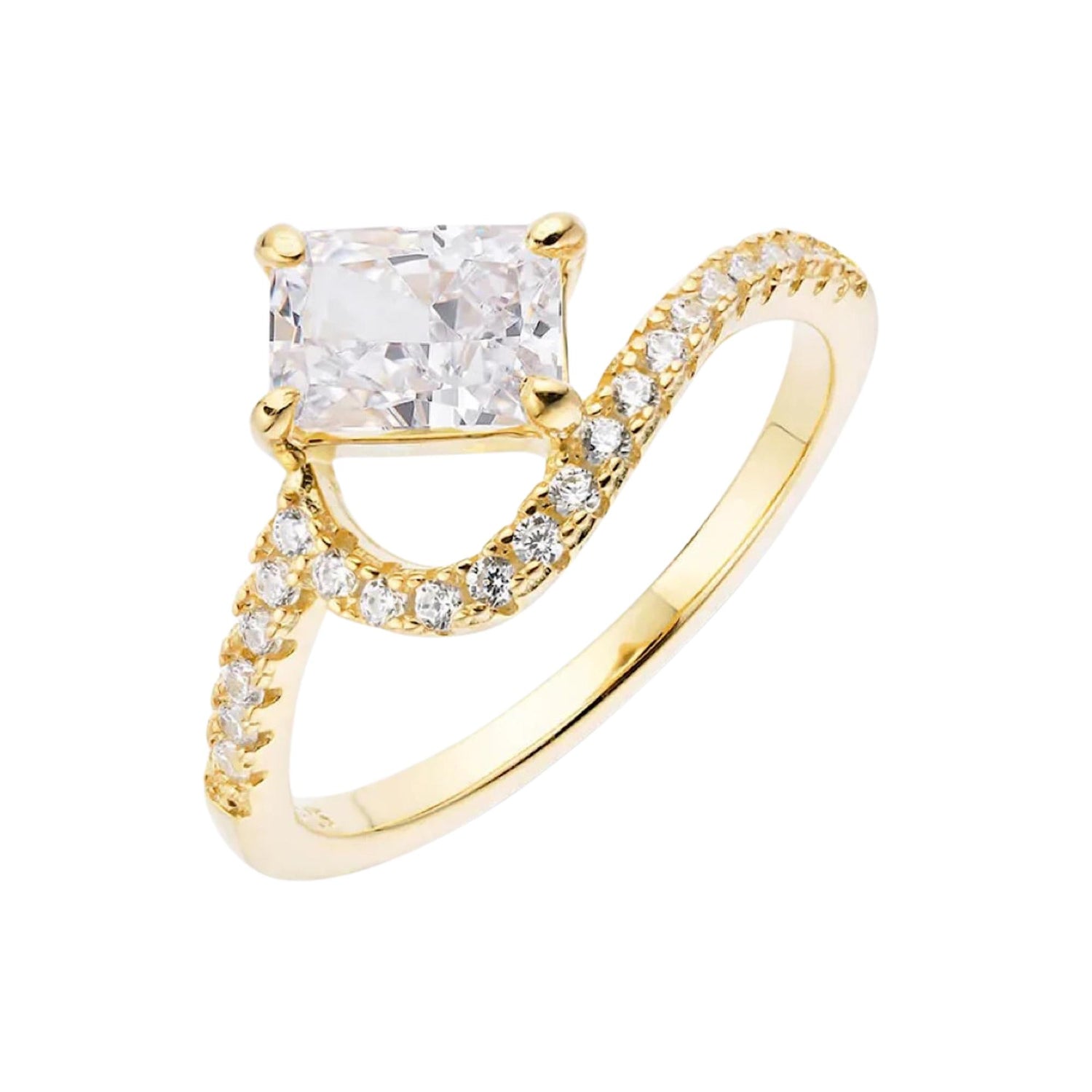 PAVE VAGUES RING (الخاتم)
