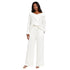 PINSTRIPE OFF SHOULDER BLOUSE (قميص) “MELON C.”