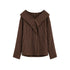 PINSTRIPE OFF SHOULDER BLOUSE (قميص) “MELON C.”