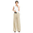 PLEATED WIDE-LEG TAILORED TROUSERS (بنطلون) “BUKCHON”