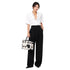PLEATED WIDE-LEG TAILORED TROUSERS (بنطلون) “BUKCHON”