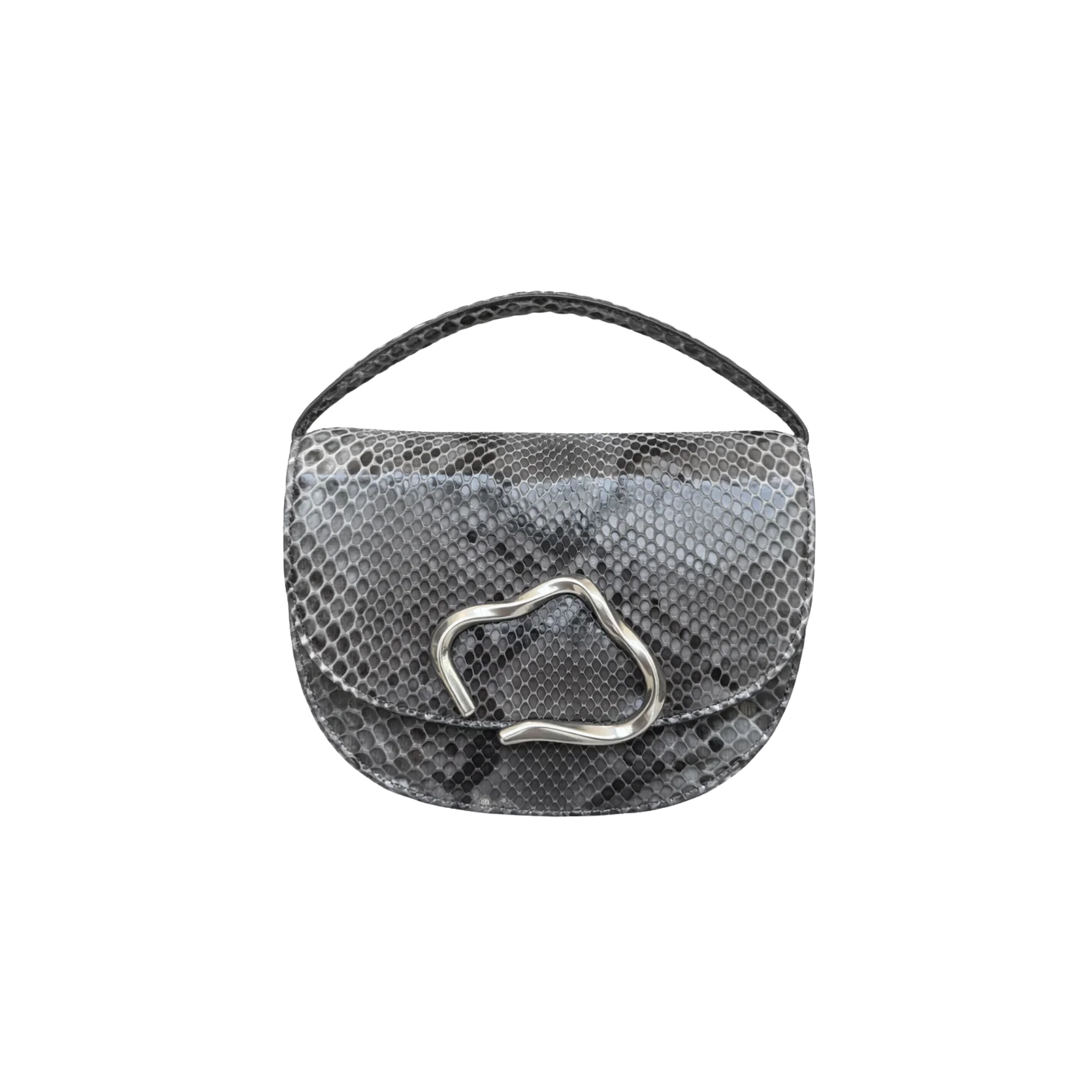 PYTHON CLUTCH BAG