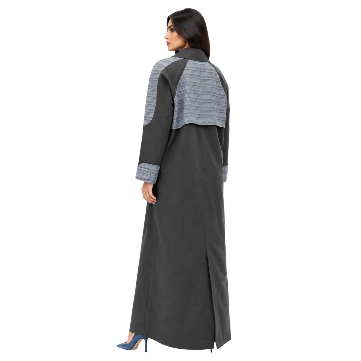 RAGLAN SLEEVE TRENCH COAT (عباية) "LARA CABERNET”