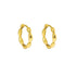 RICE GRAIN OLIVE BEAD TEXTURE EARRINGS (الأقراط)