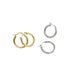 RING CIRCLE EARRINGS (الأقراط)
