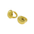 ROUND BALL BUCKLE EARRINGS (الأقراط)