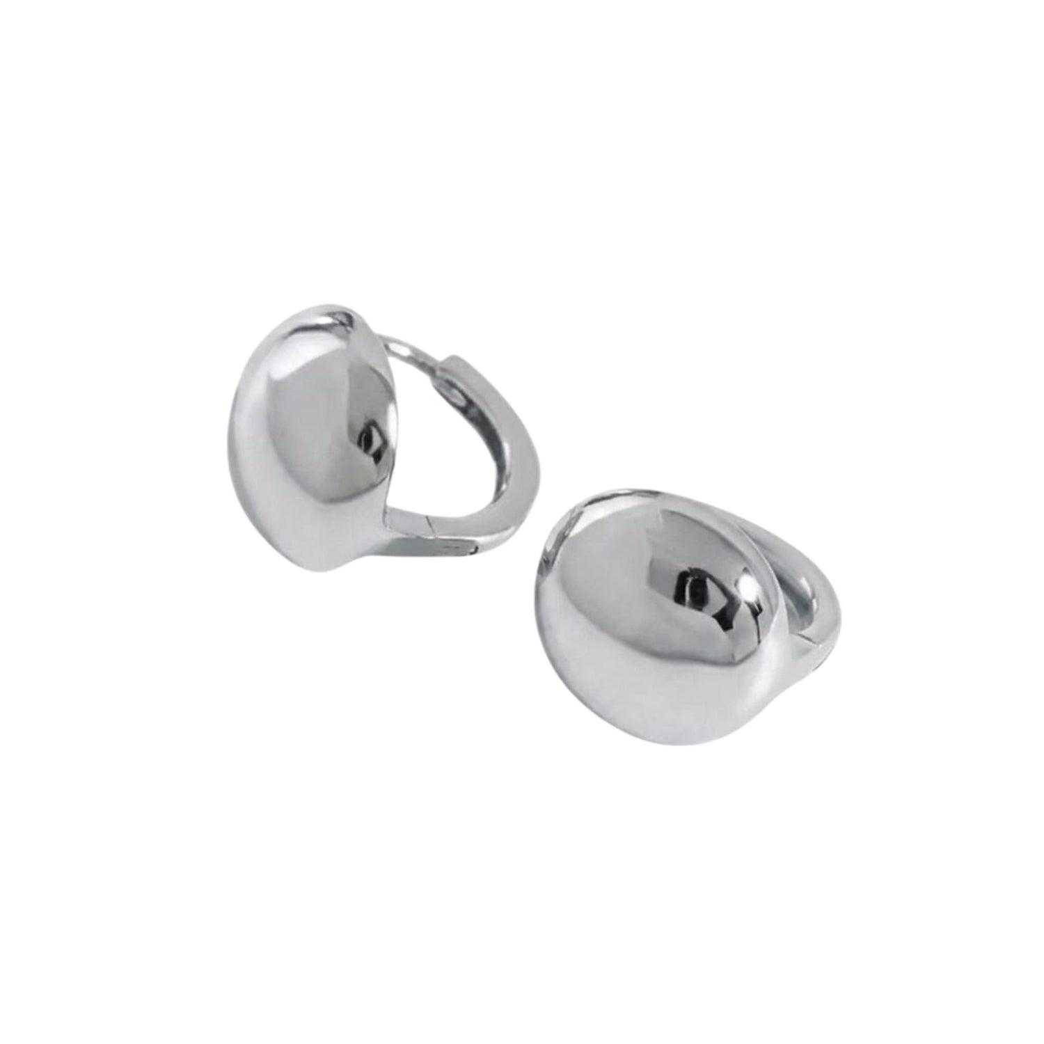 ROUND BALL BUCKLE EARRINGS (الأقراط)