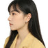 ROUND BUCKLE EARRINGS (الأقراط)
