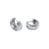 ROUND BUCKLE EARRINGS (الأقراط)