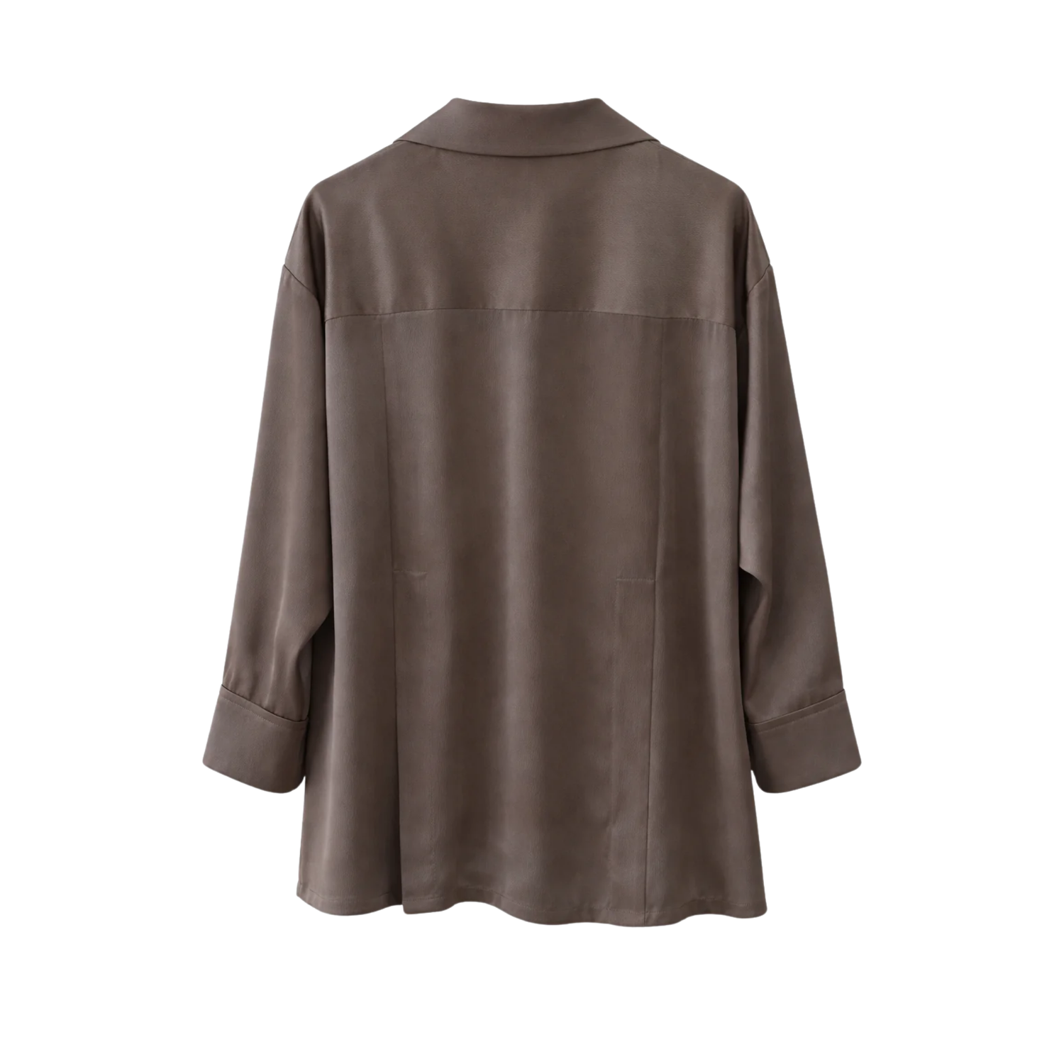 SATIN SET زوج (BLAZER & PANTS قميص وبنطلون) “KAMELIA”