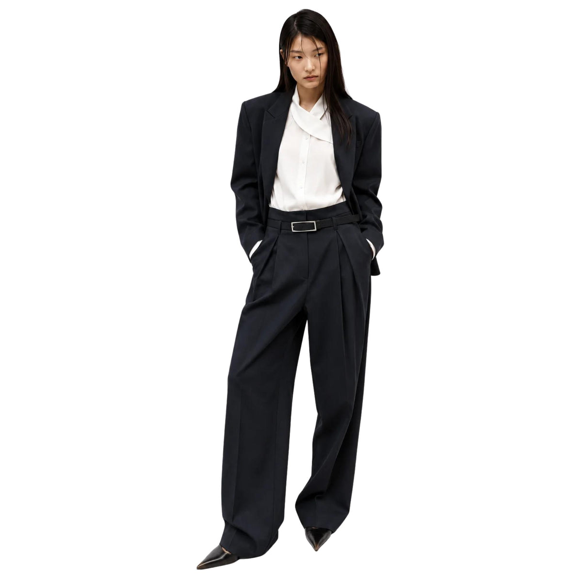STATEMENT DRAPED BLOUSE قميص “NASTASYA”