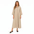 STRIPED CLASSIC SHIRT DRESS (فستان) “SELENE”