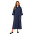 STRIPED CLASSIC SHIRT DRESS (فستان) “SELENE”