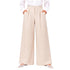 STRIPED FRONT PLEATED HIGH-WAISTED TROUSERS بنطلون “MOONSTONE”