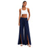 STRIPED FRONT PLEATED PALAZZO TROUSERS بنطلون “KAMELIA”