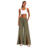 STRIPED FRONT PLEATED PALAZZO TROUSERS بنطلون “KAMELIA”