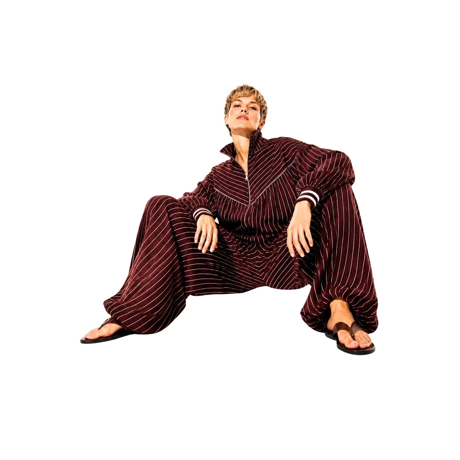 STRIPED SET تعيين (BOMBER & PANTS) “VERONA”