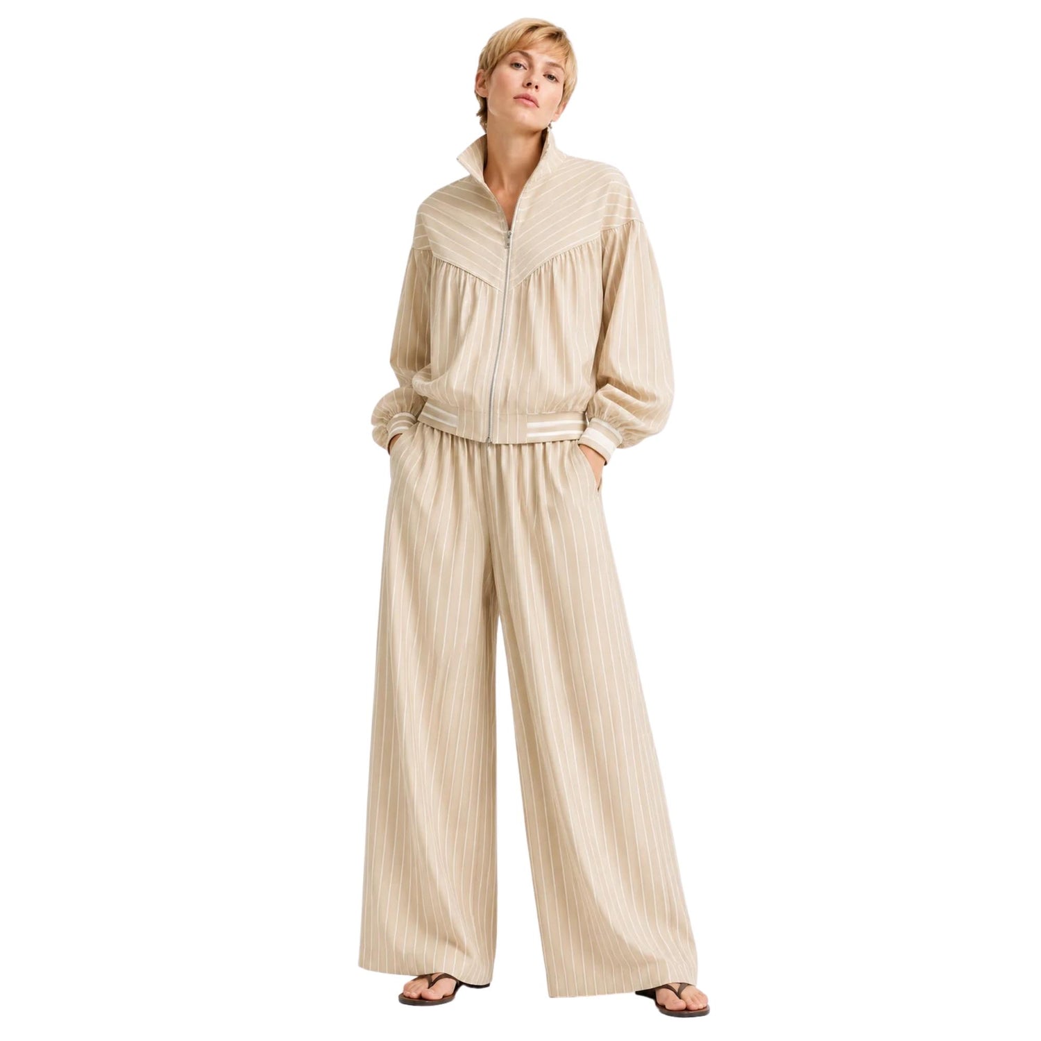 STRIPED SET تعيين (BOMBER & PANTS) “VERONA”