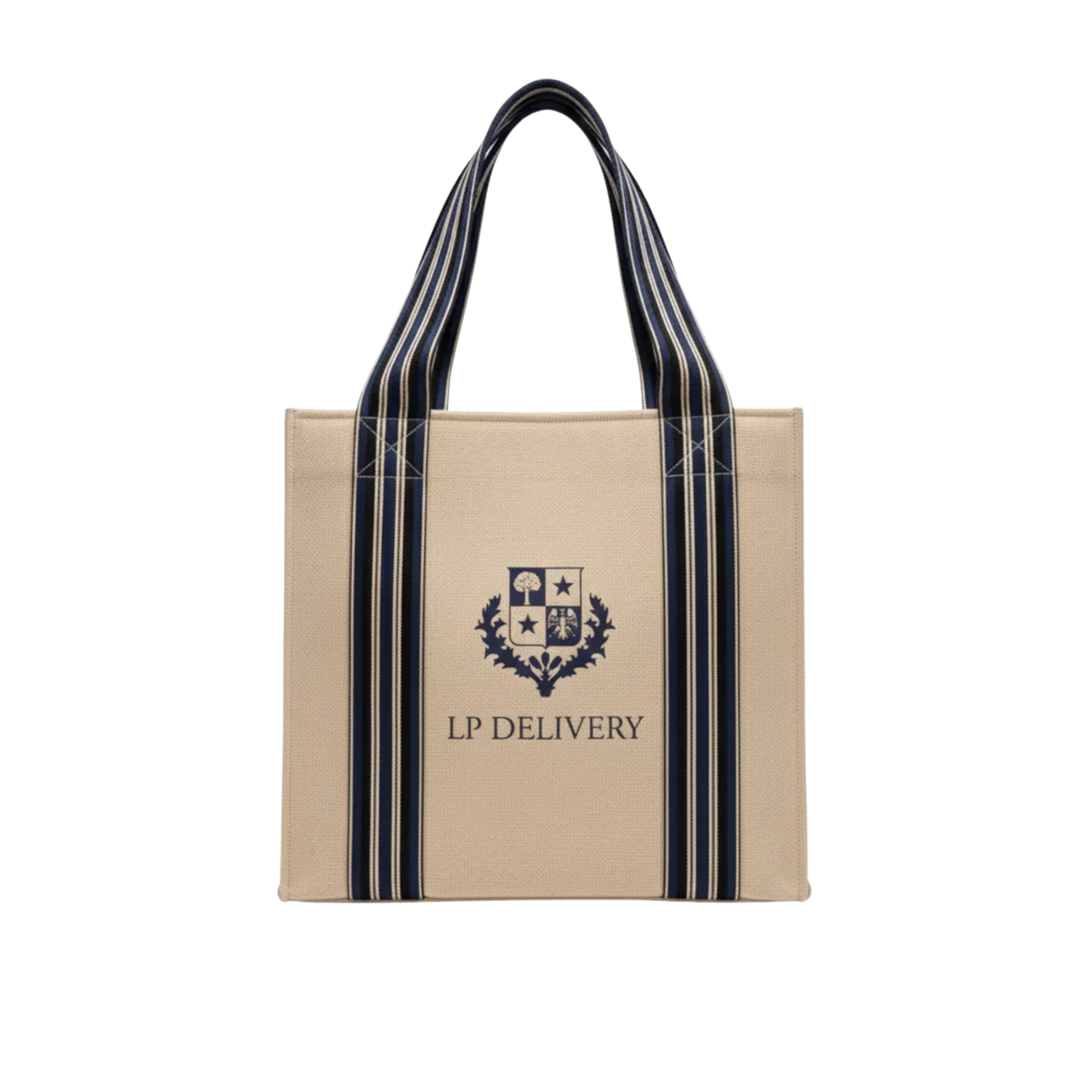 SUITCASE STRIPE CUBE H.F. () TOTE BAG
