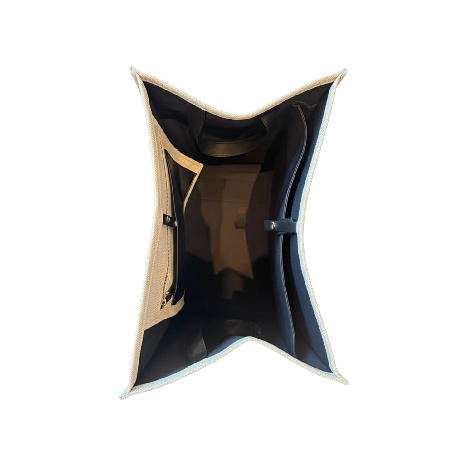 SUITCASE STRIPE CUBE H.F. () TOTE BAG