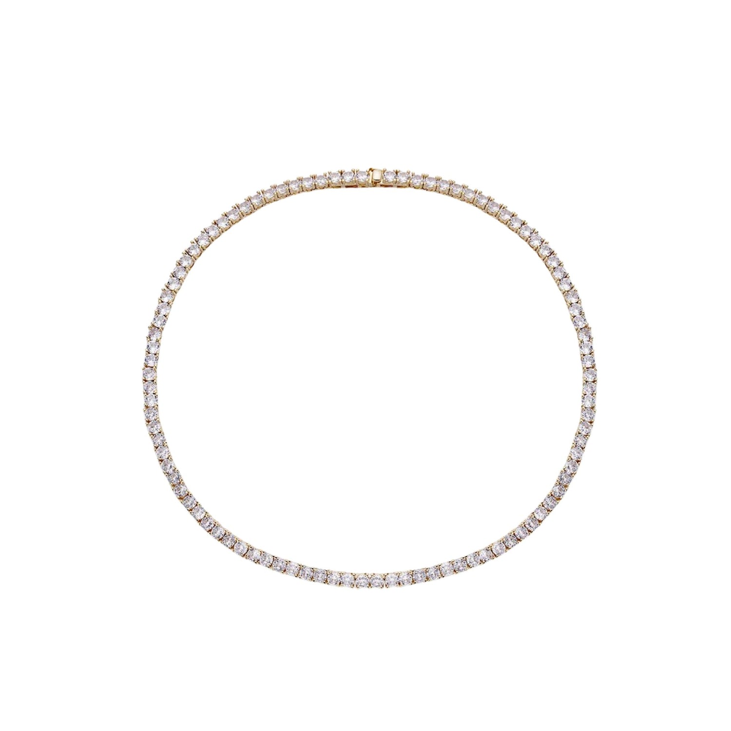 TENNIS NECKLACE (4mm) (العقد)
