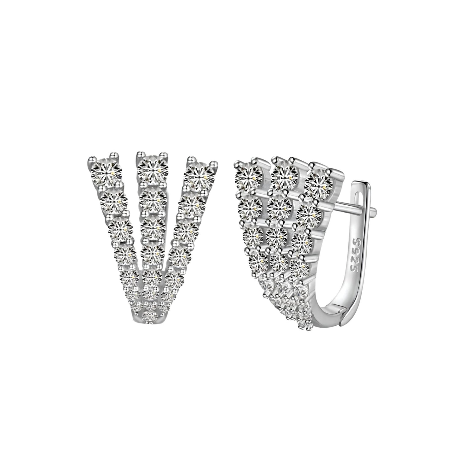 THREE CLAWS HOOP EARRINGS (الأقراط)