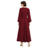 TIE-FRONT A-LINE MIDI DRESS فستان “ASTER”