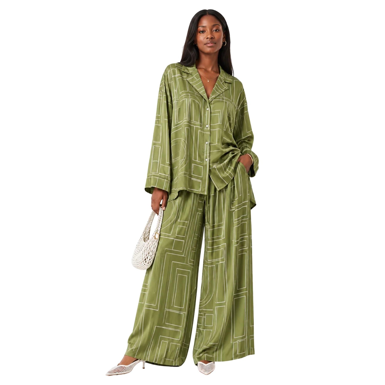 TWO-PIECE CO-ORD SET زوج “GEO LUX”