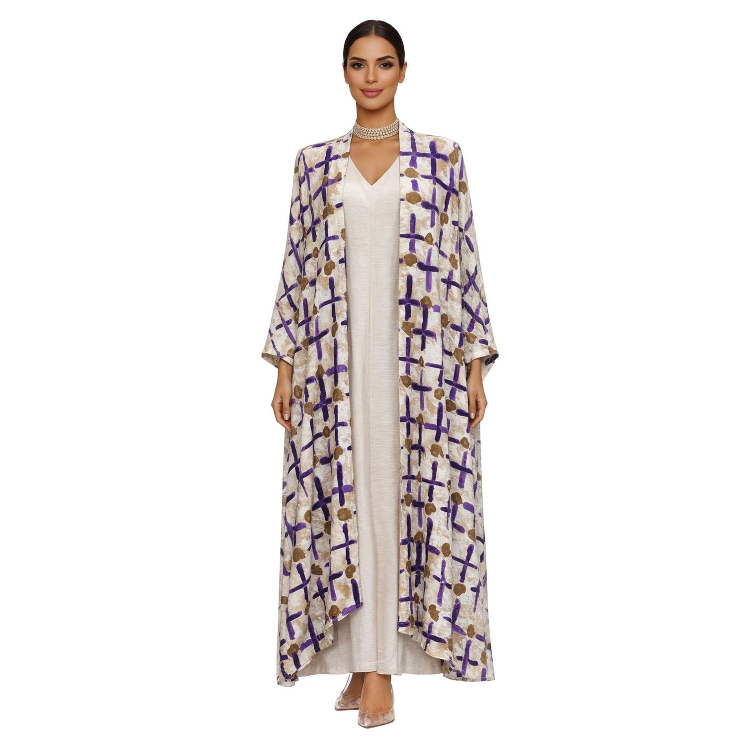 TWO-PIECE PRINTED SET زوج "NOOR GARDEN”