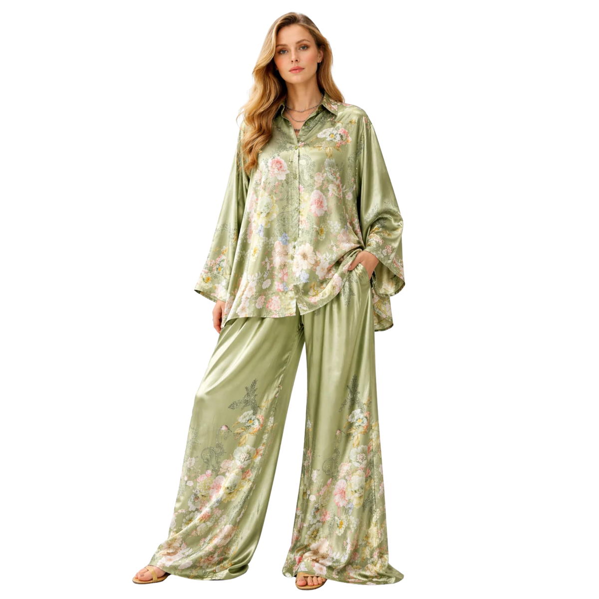 TWO-PIECE SET  زوج “CITY IN BLOOM”