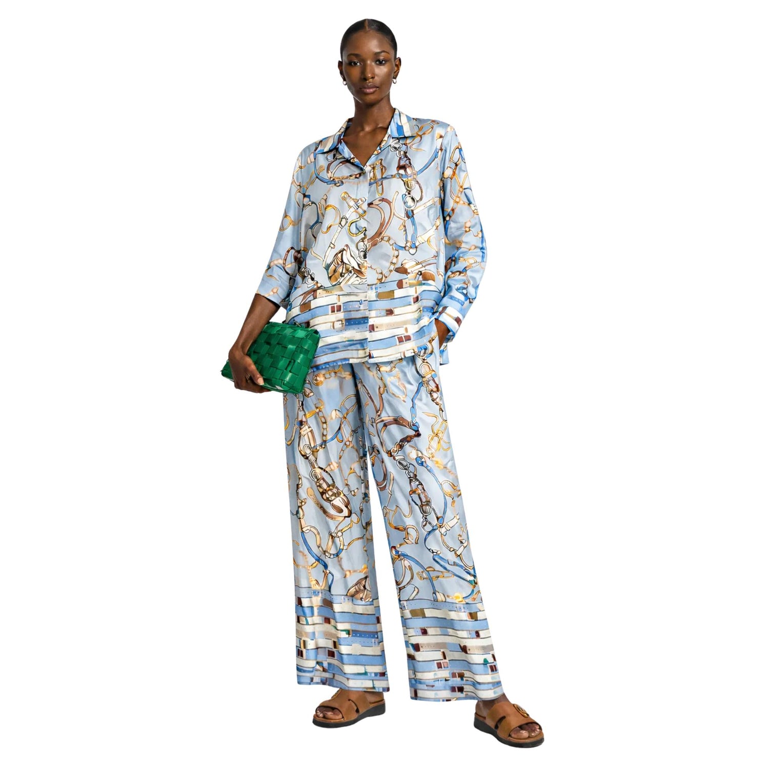 TWO-PIECE SET  زوج “SADDLE CHAIN”