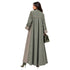 TWO-TONE OPEN FRONT ABAYA (عباية) “ODINTSOVA”