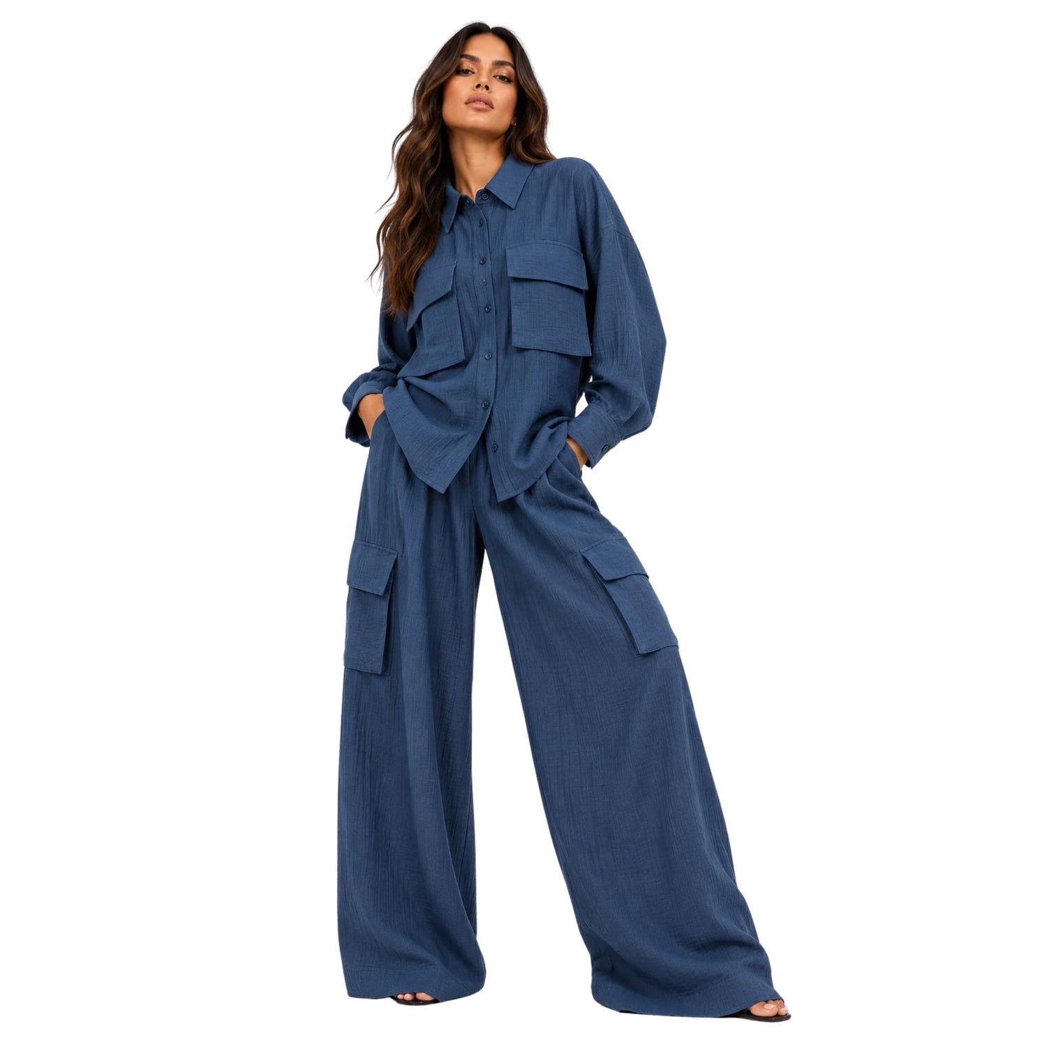 UTILITY TWO-PIECE SET تعيين (SHIRT & PANTS) “OBLOMOV”