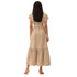V-NECK BELTED DRESS “LEE-JOHN"