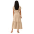 V-NECK BELTED DRESS “LEE-JOHN"