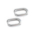 VINTAGE OVAL RING CIRCLE EARRINGS (الأقراط)