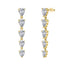 WATER DROP TASSEL EARRINGS (الأقراط)