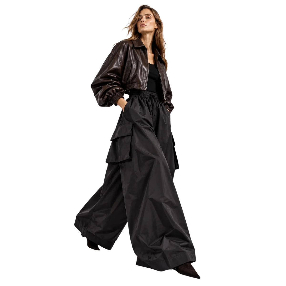 WIDE-LEG CARGO TROUSERS بنطلون“BAZAROV”