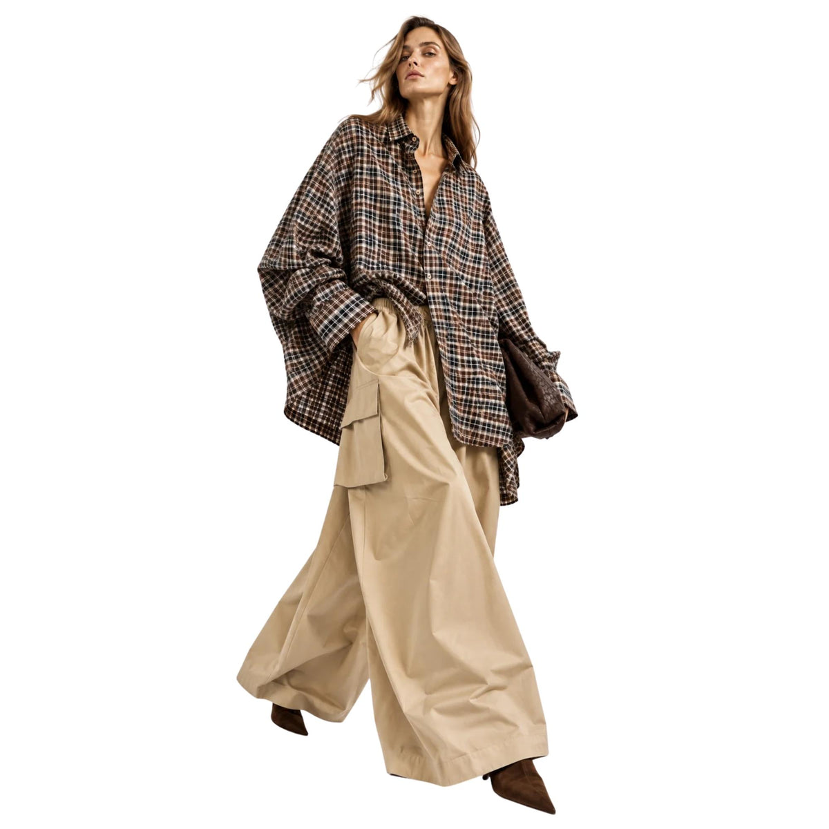 WIDE-LEG CARGO TROUSERS بنطلون“BAZAROV”