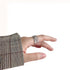 WRAPPED MULTI-LAYER LINES  OPEN RING (الخاتم)
