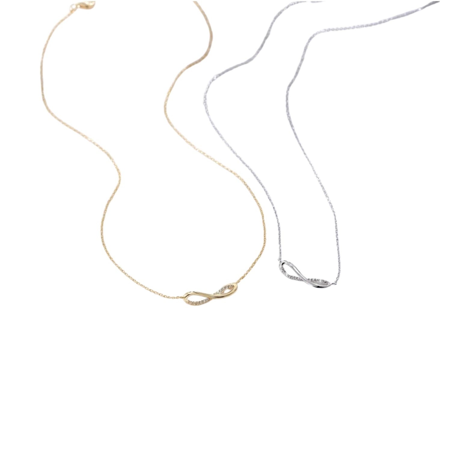 ZIRCON INFINITY NECKLACE (العقد)